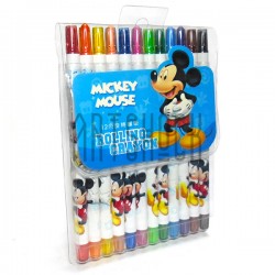 Карандаши восковые цветные, выкручивающиеся, 12 цветов, Rolling Crayon