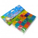 Набор цветных деревянных кубиков, 1.5 x 1.5 x 1.5 см, 24 штуки, Craft Stick