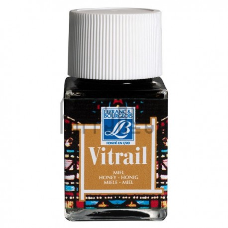 Витражная краска Vitrail, медовая, 50 мл, Lefranc Bourgeois