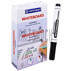 Маркер WhiteBoard для сухостираемых досок, черный, 2.5 мм, Centropen