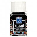 Витражная краска Vitrail, черная, 50 мл, Lefranc Bourgeois