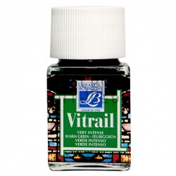 Витражная краска Vitrail, зеленая, 50 мл, Lefranc Bourgeois