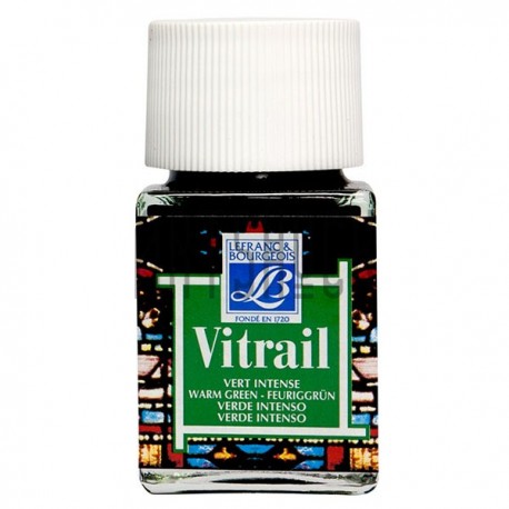 Витражная краска Vitrail, зеленая, 50 мл, Lefranc Bourgeois