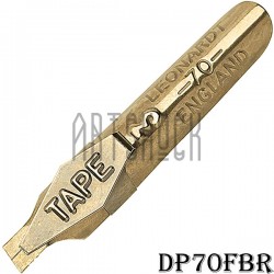 Перо ширококонечное скошенное для каллиграфии и орнамента, Leonardt 70 Tape Nib, №3, бронзовое, Manuscript