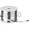 Упаковочная проволока в фольге, 4 мм., 65 м., серебряная, Twist Tie