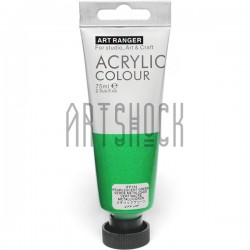 Краска акриловая, Зеленая перламутровая / Pearlescent Green, 75 мл, Art Ranger