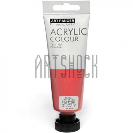 Краска акриловая, Красная пастельная / Pastell Red, 75 мл, Art Ranger