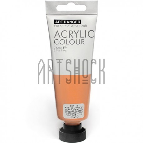 Краска акриловая, Оранжевая пастельная / Pastell Orange, 75 мл, Art Ranger