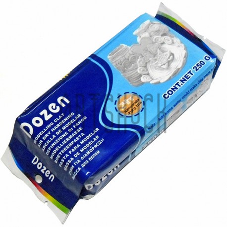 Глина для моделирования белая, 250 грамм, Dozen