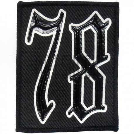 Нашивка - патч для одежды, 78, 7 x 9 см.