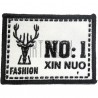 Нашивка - патч для одежды, Fashion NO:1, 5.8 x 7.8 см.