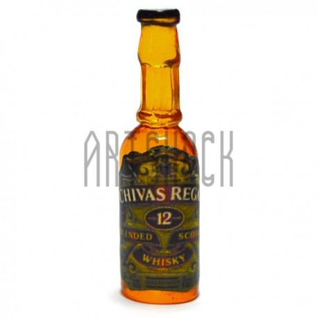 Миниатюра - имитация Chivas Regal, 4.4 см., 3 штуки, Dollhouse