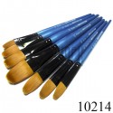 Кисть синтетическая Shine Blue, овальная, №18, REGINA