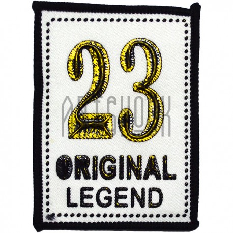 Нашивка - патч для одежды, 23 Original Legend, 5.8 x 8 см.