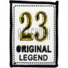Нашивка - патч для одежды, 23 Original Legend, 5.8 x 8 см.