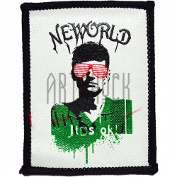 Нашивка - патч для одежды, Neworld, 6.2 x 8.1 см.