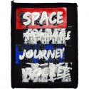 Нашивка - патч для одежды, Space Journey Rocket, 7.2 x 9 см.