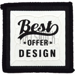 Нашивка - патч для одежды, Best Offer Design, 6.7 x 6.7 см.
