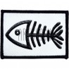 Нашивка - патч для одежды, Fishbone, 5.7 x 8 см.
