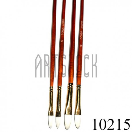 Кисть синтетическая White Gold, овальная, "8", CONDA