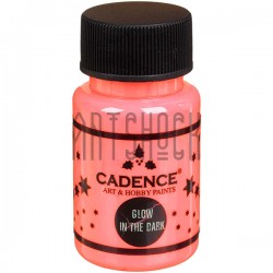 Краска акриловая люминесцентная, Pink / Розовая, 50 мл, Cadence