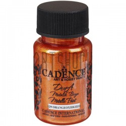 Краска акриловая «металлик» Dora, Orange Oxidized / Оксид Оранжевого, 50 мл, Cadence