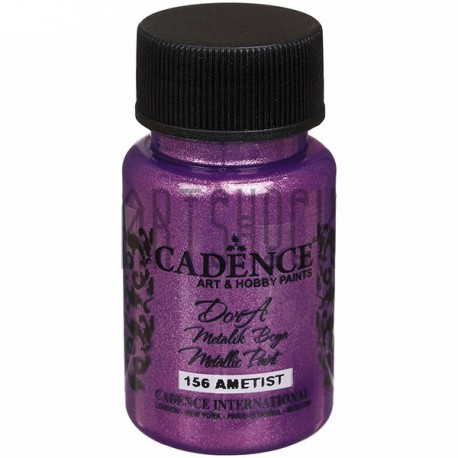Краска акриловая «металлик» Dora, Amethyst / Аметист, 50 мл, Cadence