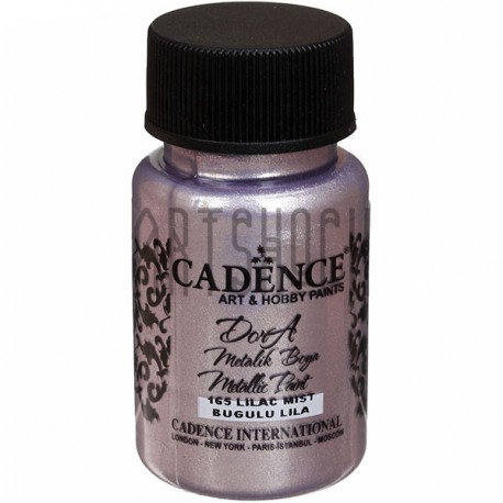 Краска акриловая «металлик» Dora, Lilac Mist / Сиреневый Туман, 50 мл, Cadence