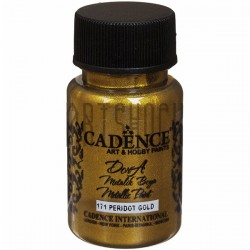 Краска акриловая «металлик» Dora, Peridot Gold / Золотой Перидот, 50 мл, Cadence