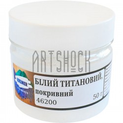 Пигмент белила титановые, 50 г., Kremer ● 46200