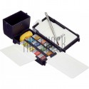Набор акварельных красок в пластиковом пенале, 12 цветов + кисть, Winsor & Newton