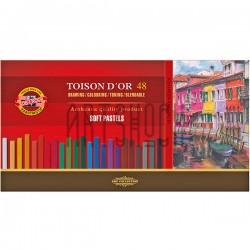 Пастель художественная сухая, 48 цветов, Toison D’Or, Koh-i-Noor