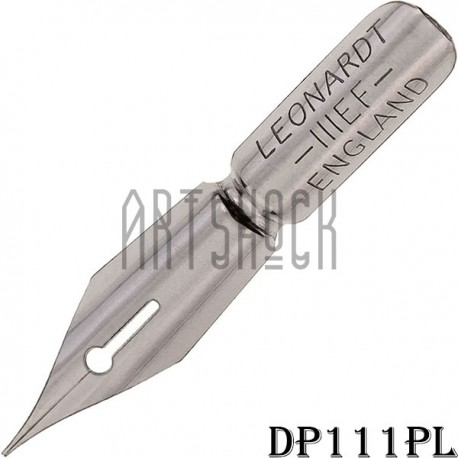 Перо остроконечное для каллиграфии, Leonardt Copperplate 2 Point Nib, полированное, Manuscript ● DP111PL ● 5020180111100