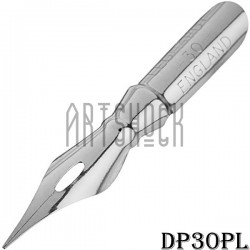 Перо остроконечное для каллиграфии и письма, Leonardt Point Pen Nib 30, полированное, Manuscript