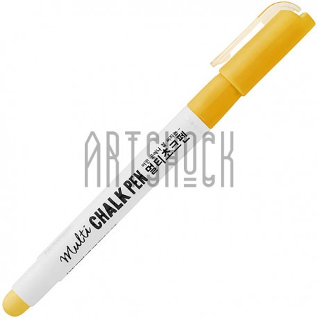 Маркер меловой Multi Chalk Pen, золотой, Mungyo