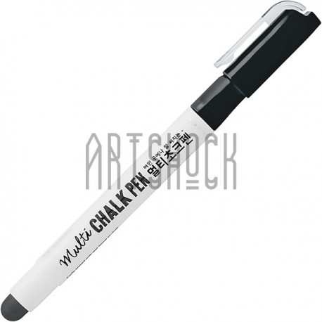 Маркер меловой Multi Chalk Pen, черный, Mungyo