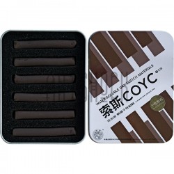 Соус Neutral burnt umber / Нейтральная жжёная умбра в металлическом пенале, 6 штук