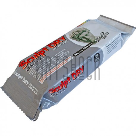 Масса для моделирования Mungyo Sculpt Dry, 250 г, серая