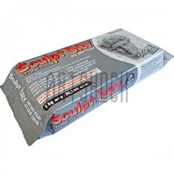 Масса для моделирования Mungyo Sculpt Dry, 1 кг, серая