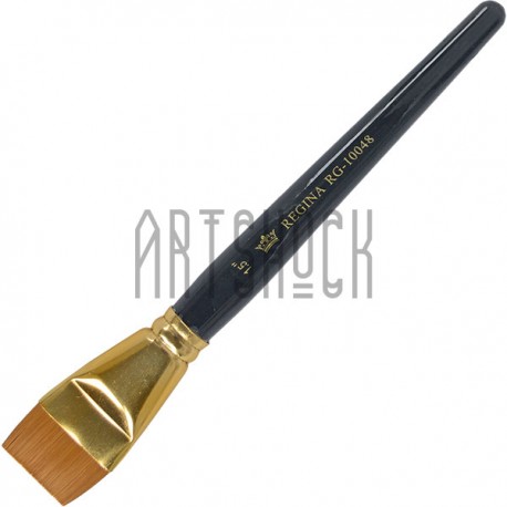 Кисть синтетическая Deep Blue, плоская, 1.5″, REGINA