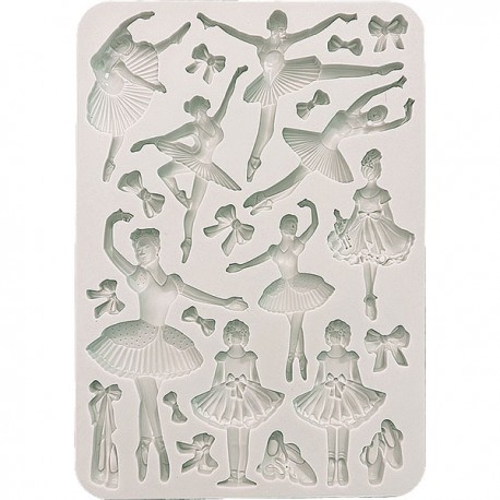 Силиконовый молд «Балерины», 14.8 x 21 см, Stamperia