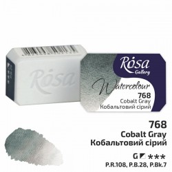 Краска акварельная, кобальтовый серый, 2.5 мл, Rosa Gallery