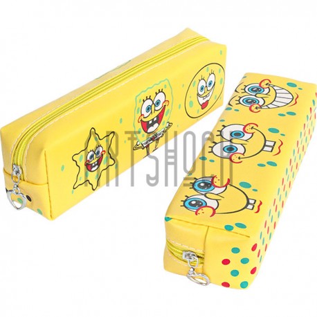 Пенал-косметичка на молнии «SpongeBob SquarePants», 4.5 × 6 × 20 см