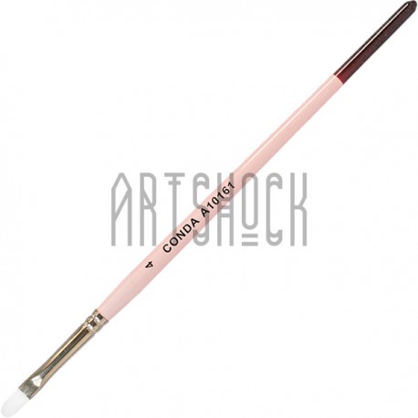 Кисть синтетическая Pink, овальная, №4, CONDA