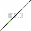 Кисть синтетическая Green in Black, круглая, №6, CONDA