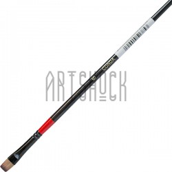 Кисть синтетическая Red in Black, плоская, №6, CONDA