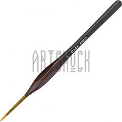 Кисть синтетическая Deep Red, круглая, №1, CONDA