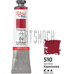 Краска масляная, карминовая, 45 мл, Rosa Studio