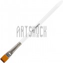 Кисть синтетическая Crystal, плоская, ½″, CONDA