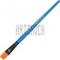 Кисть синтетическая Shine Blue, плоская, №14, REGINA